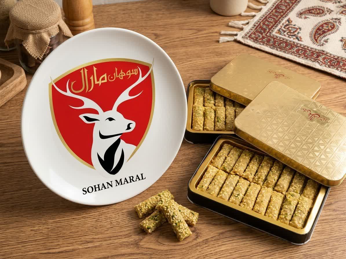 سوهان کنجدی مدادی روغن حیوانی ۵۰۰ گرمی مارال